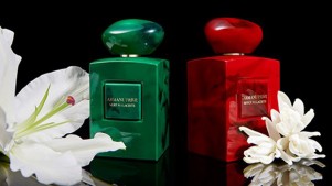 New perfumes from Armani Prive: Vert Malachite and Rouge Malachite
